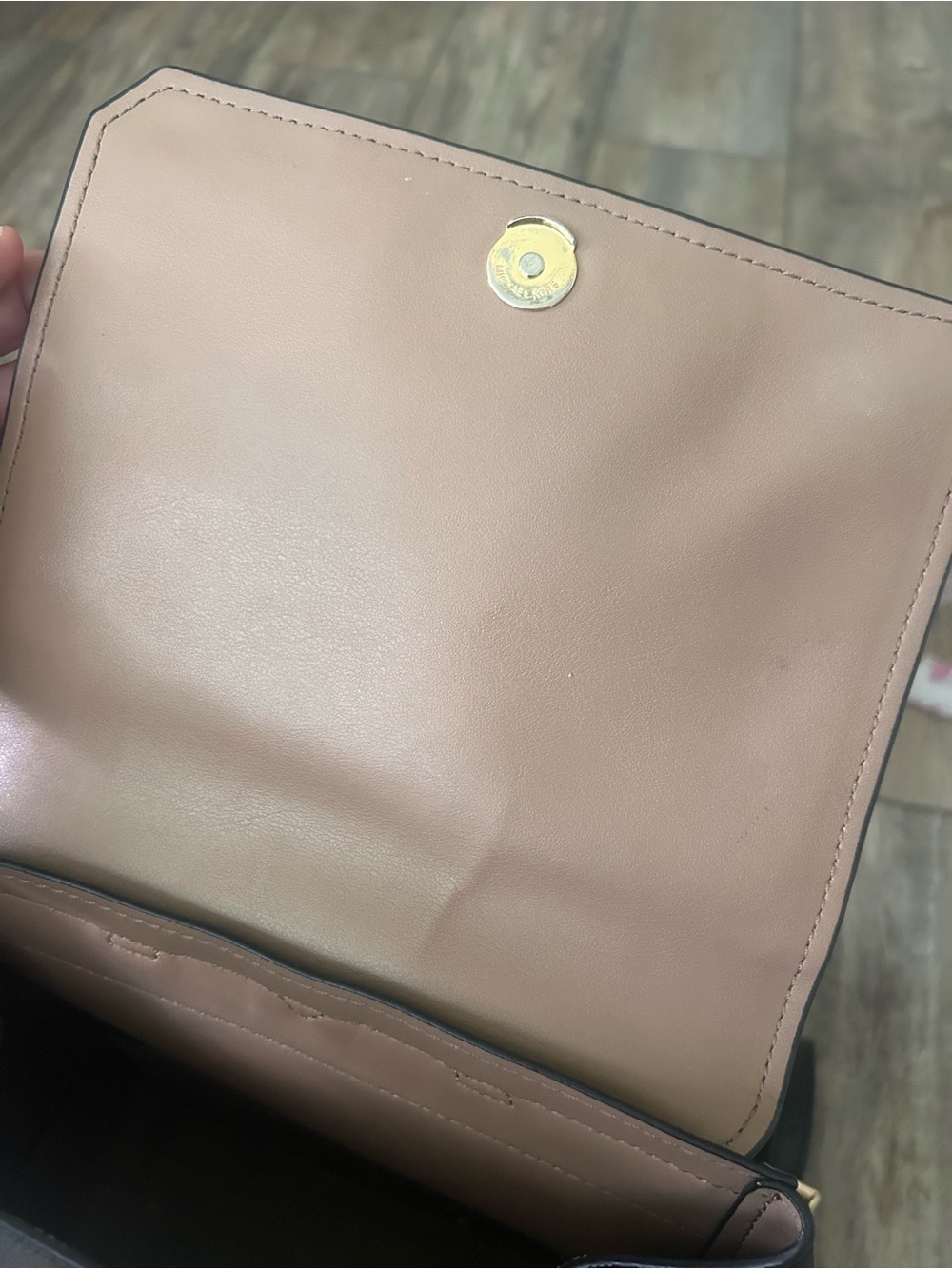 Michael Kors Hayes Medium Leather Backpack Black Purse - Picture 12 of 13